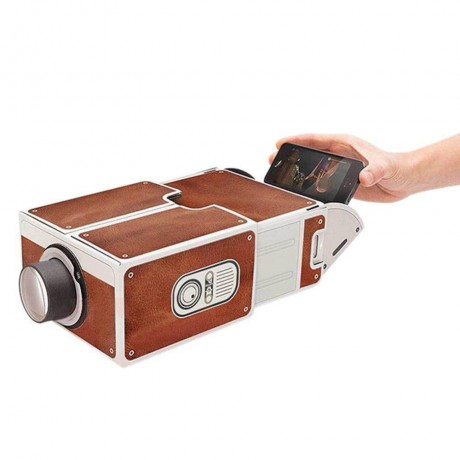 Portable Cardboard Smartphone Projector